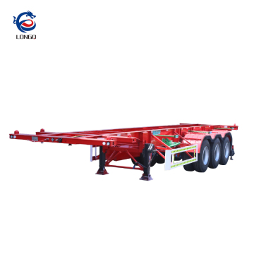 Semi-remorque de camion de châssis squelettique de 40 pieds 40ft.