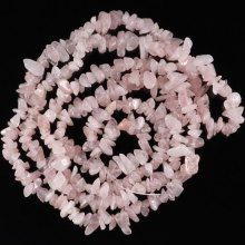 Perles de quartz rose 32 &quot;