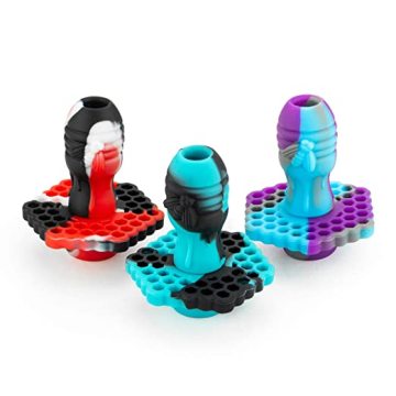 Silicone Colorful Cap Unbreakable Honeycomb Design