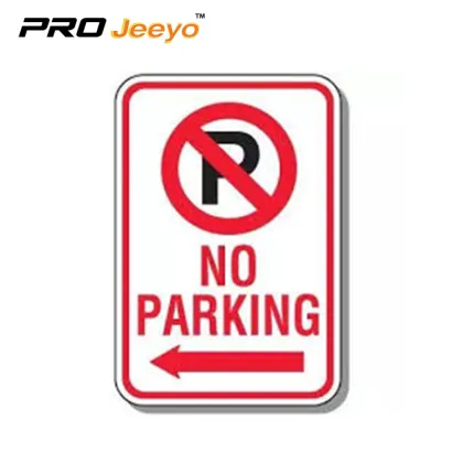 Aluminum reflective no parking road aluminum board sign