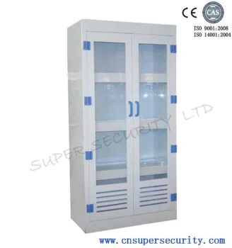 250 Literutility Chemical Medical Storage Cabinet Units with 3 Adjustable Shelves for Safe Environments