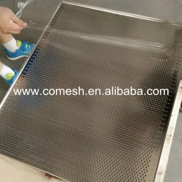 Professional Stainless Steel Punched Metal Tray