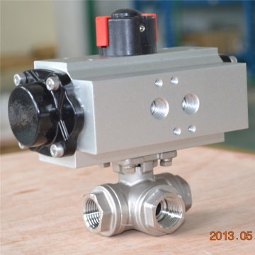 POV inner thread stainless steel pneumatic ball valve                        
                                                                                Supplier's Choice