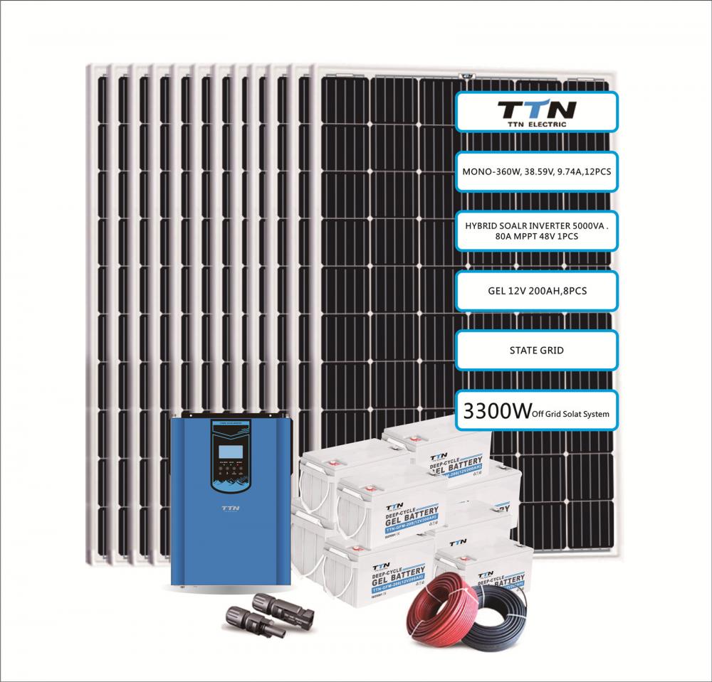 3300W,3500W.3600W Off Grid Hybrid Solar System