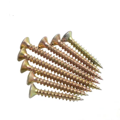 Yellow Zinc Countersunk Head Chipboard Screws 3.5 Spax
