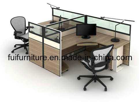 Melamine 2 Person Office Partition (FP066G-28-2)