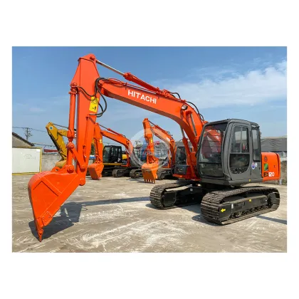 Secondhand Hitachi Excavators: EX100-5 and EX120 for Construction and Road Projects