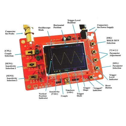 DS0138 2.4" TFT Pocket-size Digital Oscilloscope