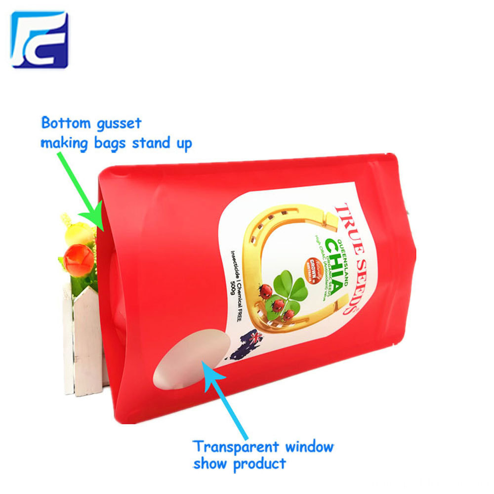 Aluminum foil bag with window 