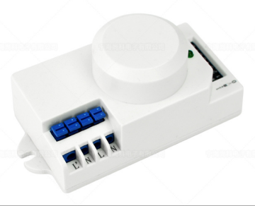 220V Intelligent Microwave Radar Sensor Induction Switch with Adjustable Photosensitive Time and Distance