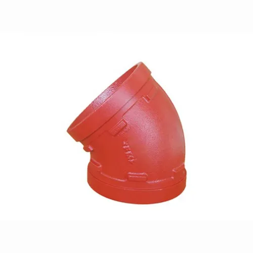 Grooved Firefighting Fitting Ductile Iron Grooved 225 Degree Elbow Vds