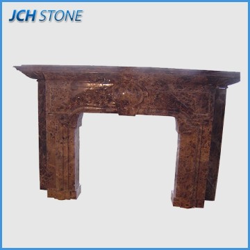 Nature marble stone square mini electric fireplace