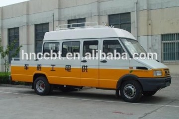 mini bus for special purpose use for electrcity construction vehicle