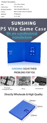 Blue PS Vita Case PlayStation Vita Game Box