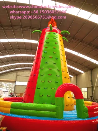 inflatable rock climbing