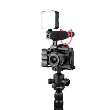 YELANGU Aluminum Alloy Video Handled Stabilizer Camera Cage for Canon M50 Mirrorless Camera