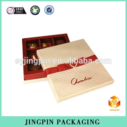 custom chocolate boxes with white card tray