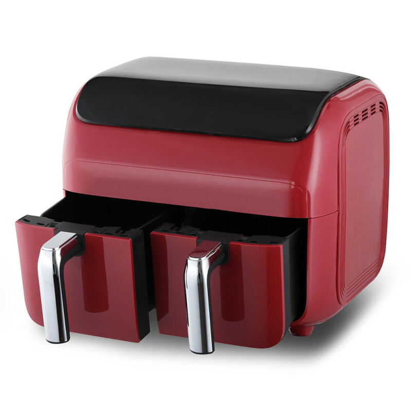 LED Digital Double air fryer with dual basket electric intelligente without oil air fryer ovens 4-in-1 versatility