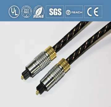 TOSLINK Optical Digital Audio Cable, Coaxial or Toslink digital fiber optic cable, optic fiber
