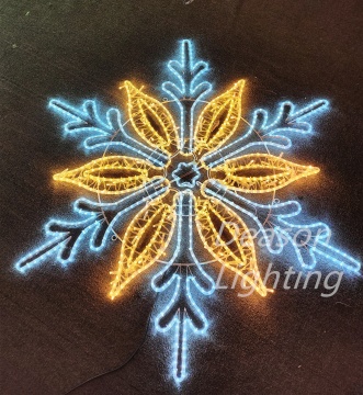 LED Big Snowflake Light: زخارف العطلات والإضاءة