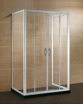 Three Side Alcove Glass Shower Enclosure