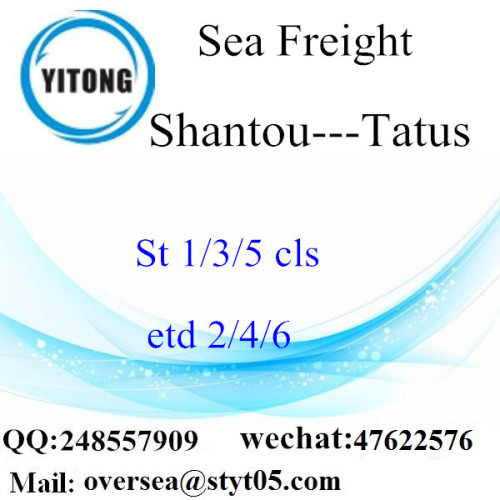 Consolidation de LCL de Shantou Port à Tatus