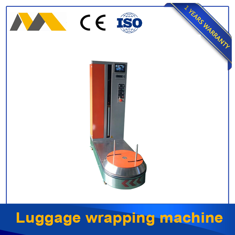 Hotel use automatic control baggage wrapper for sale