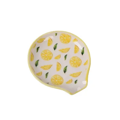 Ceramic Spoon Rests for Buffet: Porcelain Sauce Dish & Cooking Spoon Holders