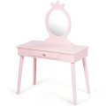 Kids vanity dressing table with mirror