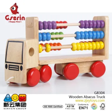 Wooden Abacus Truck education aides abacus toys