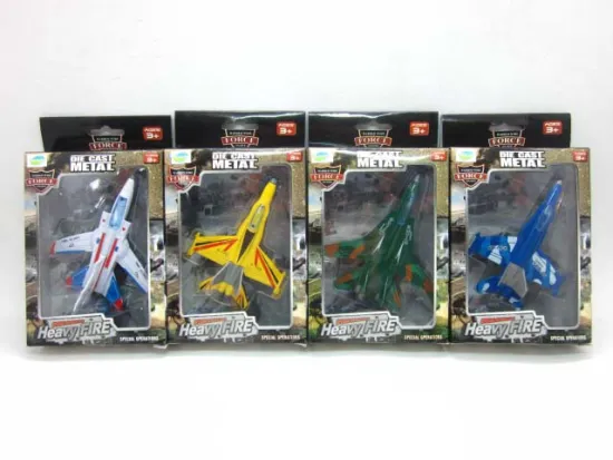 DIE CAST PULL BACK FIGHTING PLANE