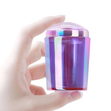Đầu thạch ba chiều rõ ràng silicone Nail Art Scraper