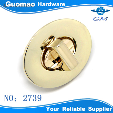 oval metal twist lock for bag and box