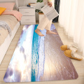 Flannel high definition digital printed floor mat