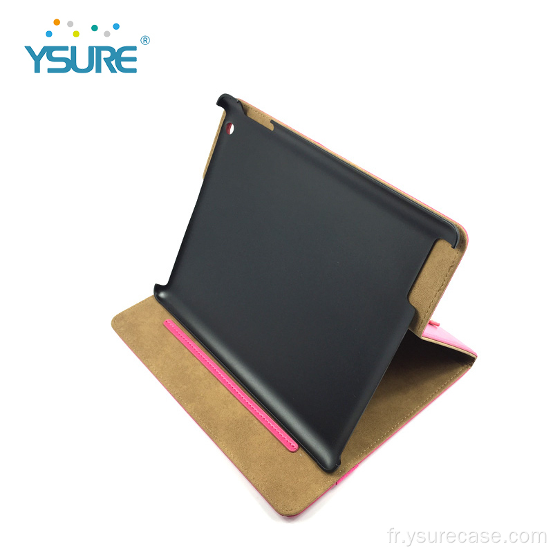 Tampon de sac de tablet intelligent en cuir souple de haute qualité