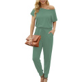 Summer Jumpsuit Rompers Off Shoulder for Women