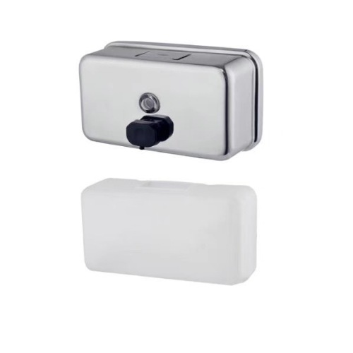 Wall Hung Chrome Hand Washing Double Soap Dispenser