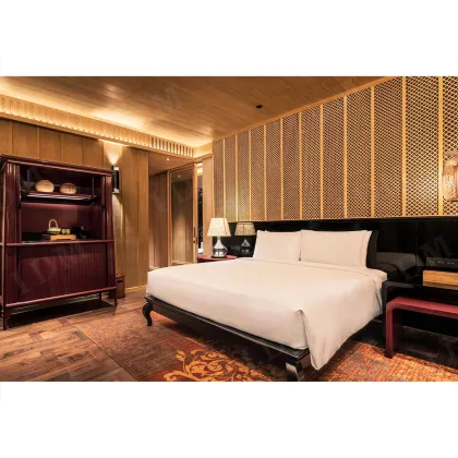 Modern Wood Veneer Hotel Furniture Project
