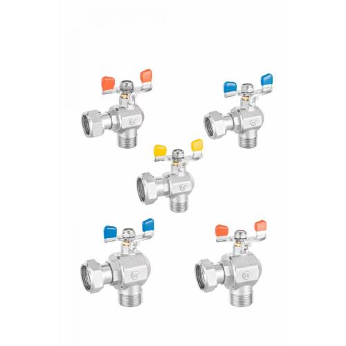 1/4 - 3/4 M-BSP x F-BSP gaobao 232 psi Chrome Plated Brass Mini Ball Valve