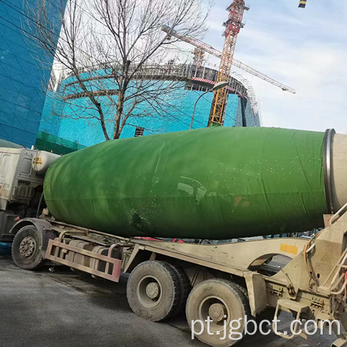 Revestimento de tanque de caminhão misturador de concreto