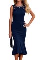 Elegante abito Midi BodyCon delle donne