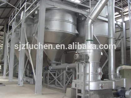the latest gypsum powder production machinery