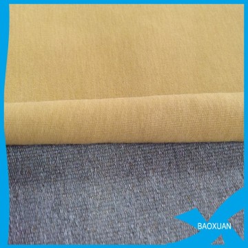 cotton polyester fashion interlock with stretch fabric/cotton polyester fabric/wholesale custom interlock fabric