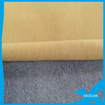cotton polyester fashion interlock with stretch fabric/cotton polyester fabric/wholesale custom interlock fabric