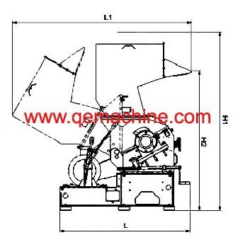 QEP40100 Strong Waste Plastic Crusher Machine/ Industrial Plastic Crusher for All Waste Plastic