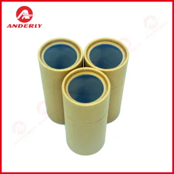 Customized Kraft Tube Packaging with PVC Window