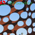 Corten Garden Screen Decorative Laser Cut Metal Screen