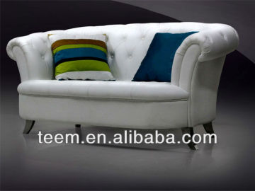 DIVANY Modern style furniture living room two seat leather sofa LS-107B