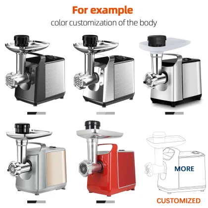 Hot Sale Metal S/S Automatic Mincers Food Mincing Machine Electric Meat Grinder