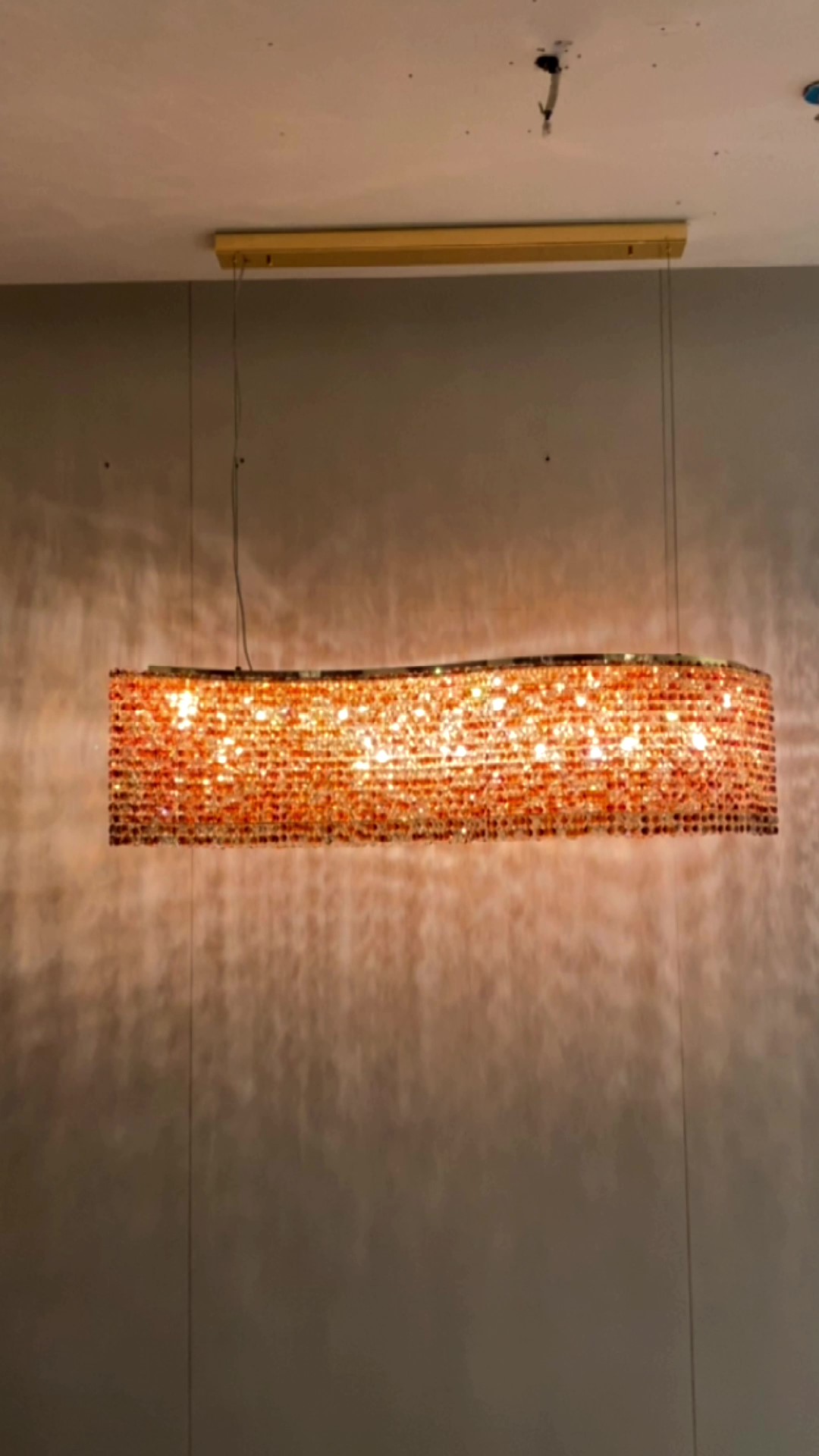 Custom beads pendant light_Moment1